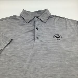 FootJoy FJ Mens Short Sleeve Golf Polo Gray‎ Size Large
